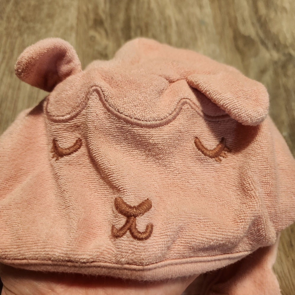 Carter's Pink Hooded Baby Robe - Picture 4 of 6